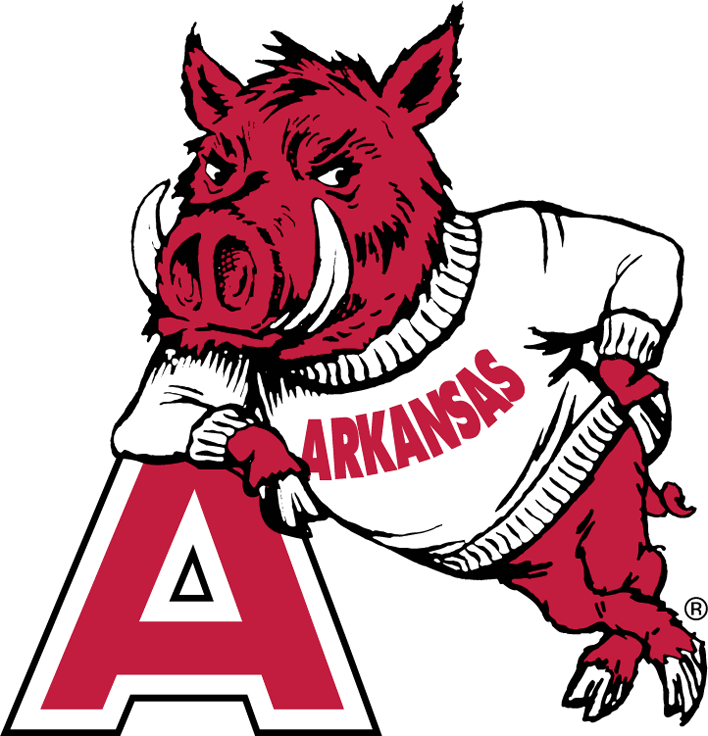 Arkansas Razorbacks 1951-1962 Primary Logo DIY iron on transfer (heat transfer)...